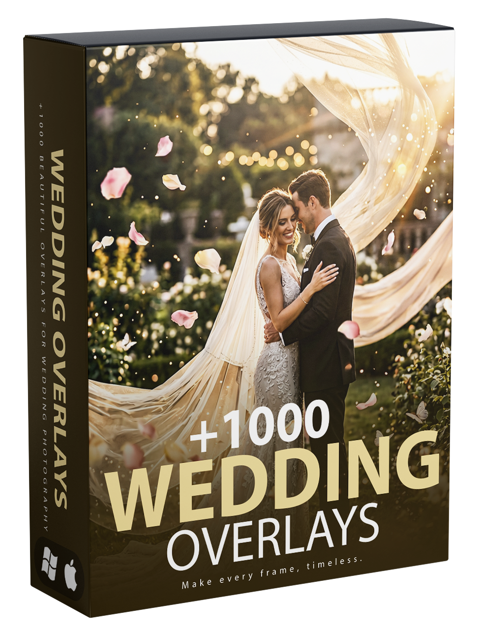 +1000 Wedding Overlays