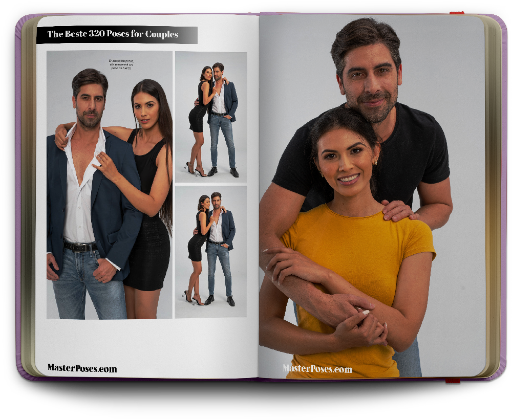 Les 320 meilleures poses pour les couples - Livre numérique