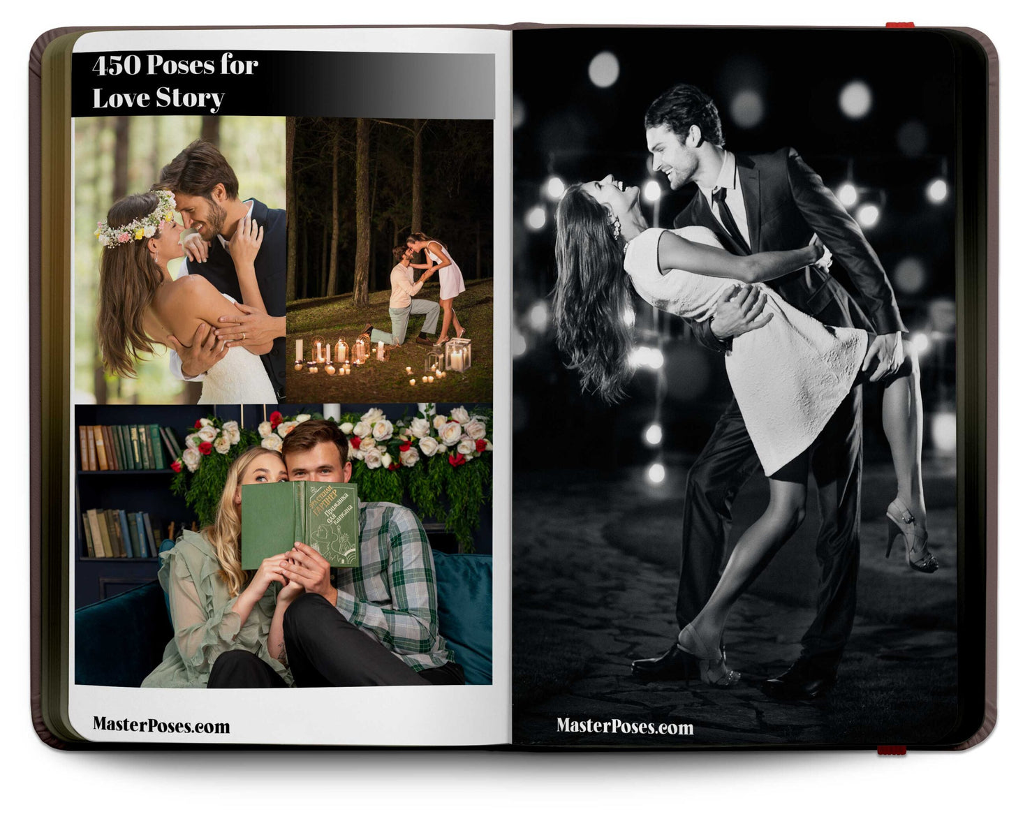 Les 320 meilleures poses pour les couples - Livre numérique