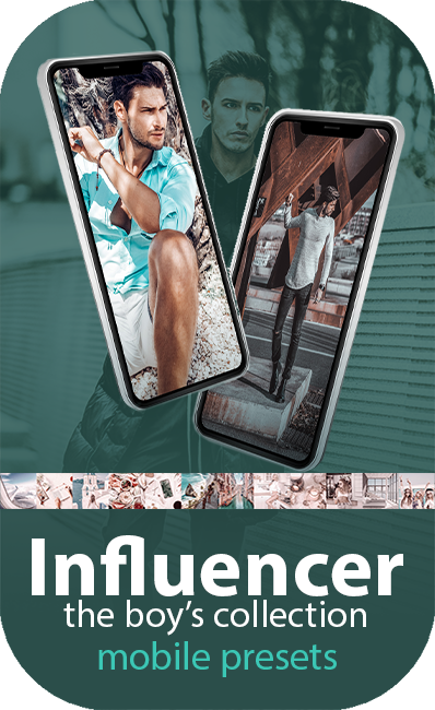 Pacchetto influencer - versione RAGAZZO - 120+ Presets