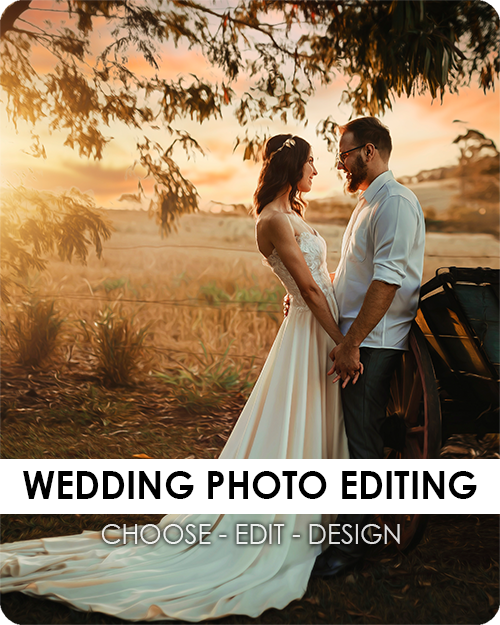 Service de retouche photo de mariage