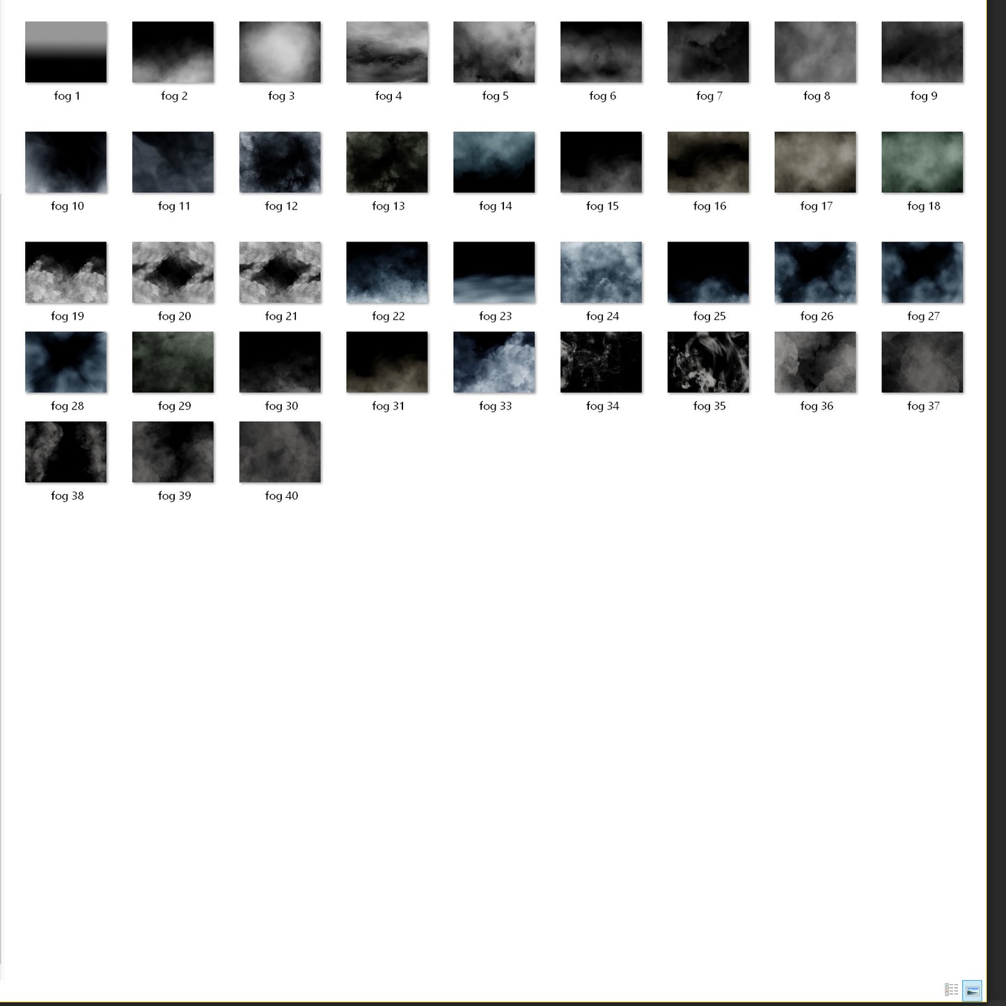 Fog - Overlays