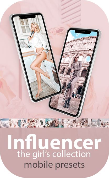 Influencer Bundle - GIRL version - +120 Mobile Presets