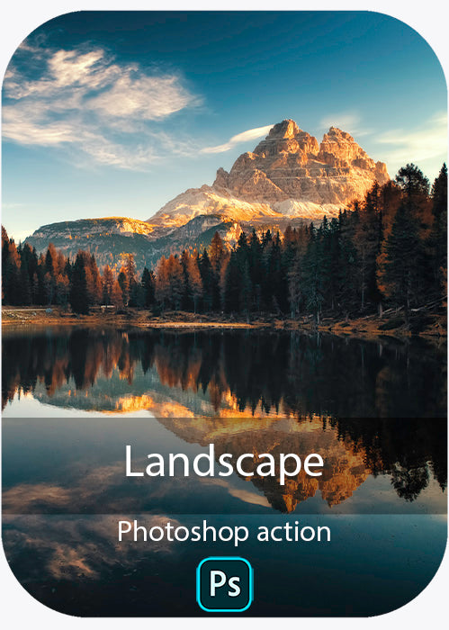 Paesaggio - Azione di Photoshop