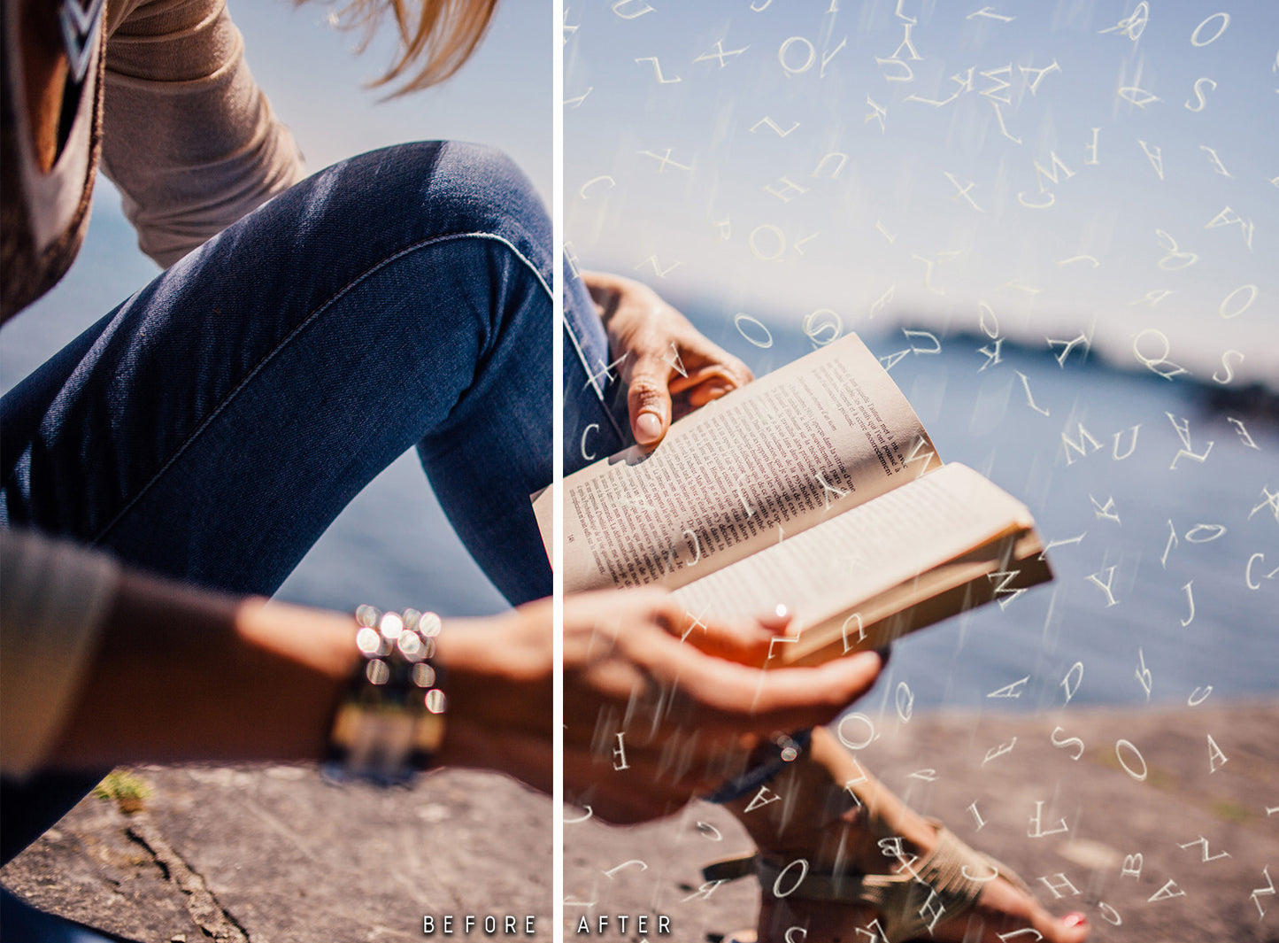 Lettres - Superpositions