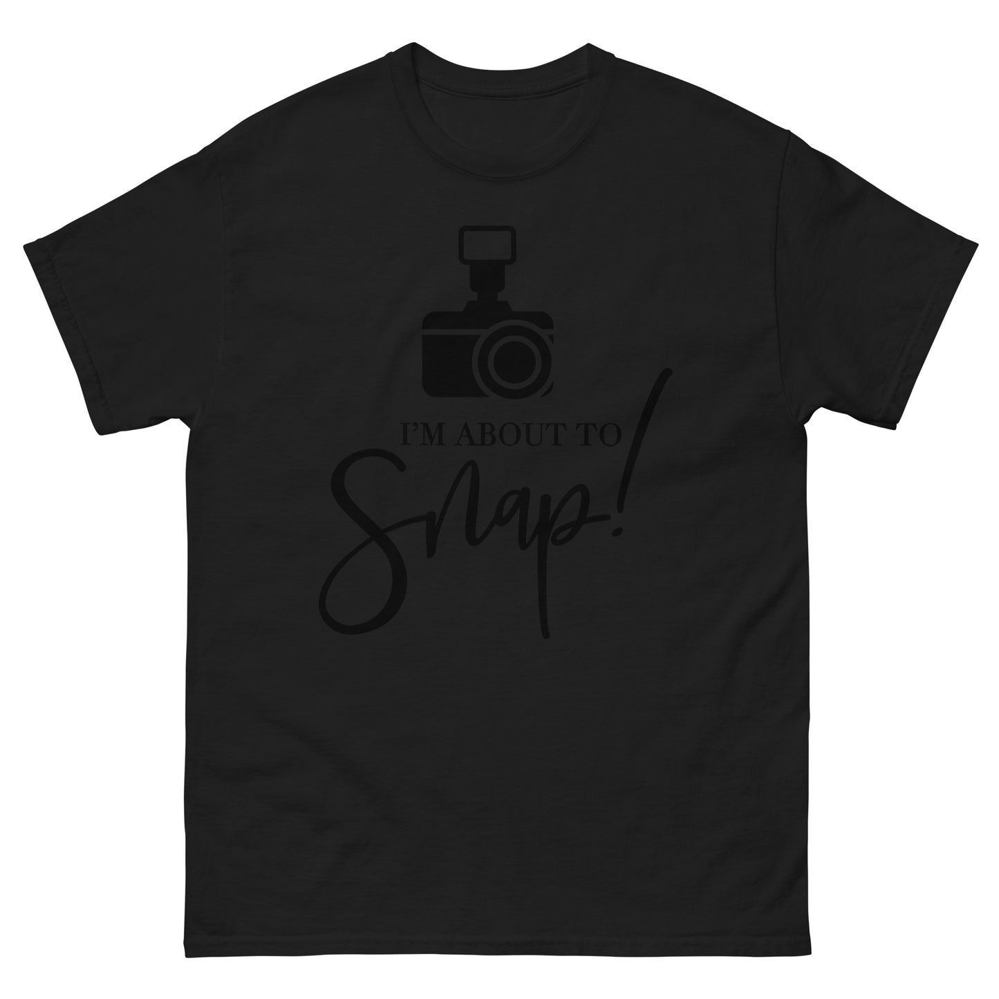 T-shirts pour hommes - Je suis sur le point de craquer - Logo noir