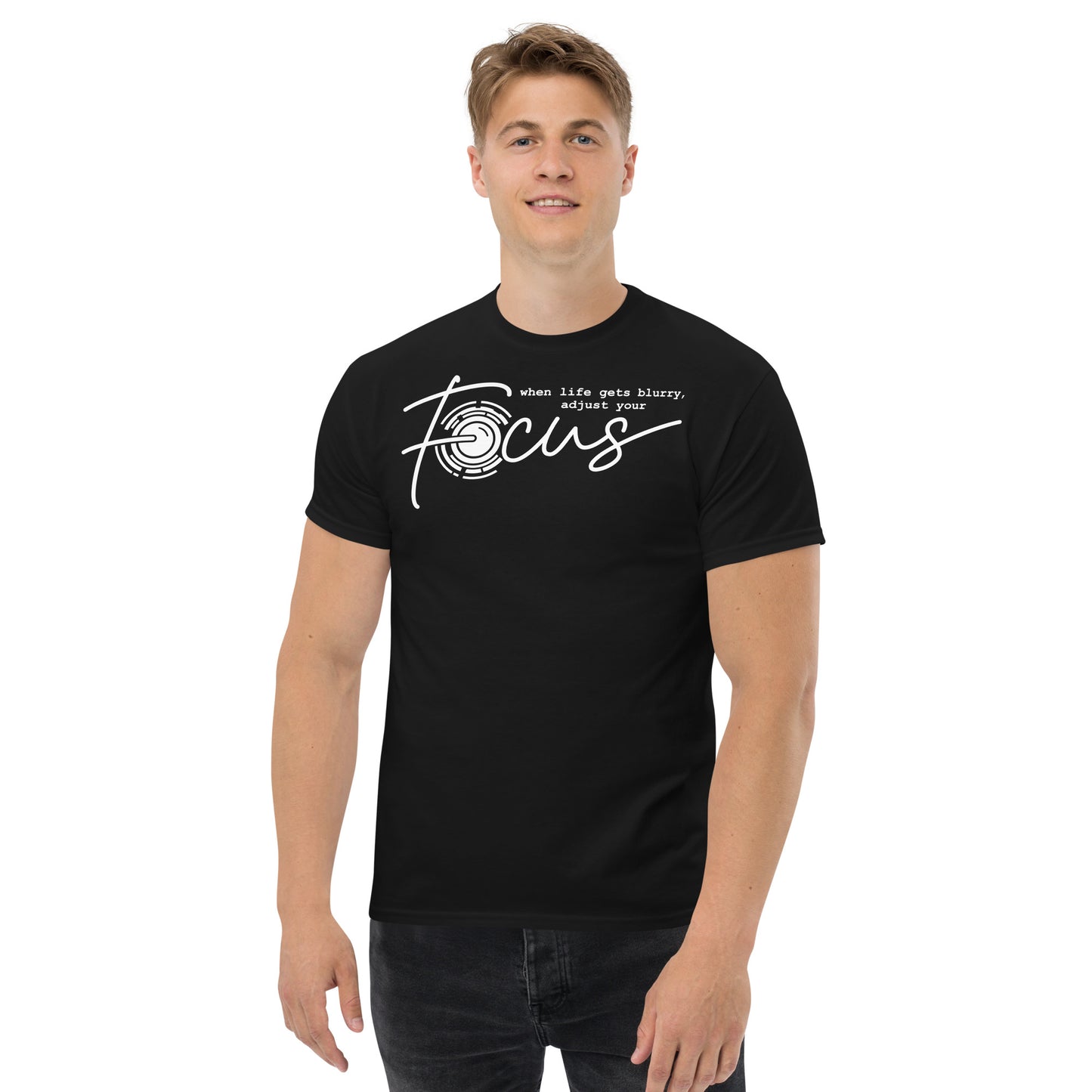 T-shirts Homme - Focus - Logo blanc