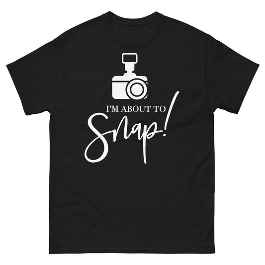 T-shirts Homme - Je suis sur le point de craquer - Logo Blanc