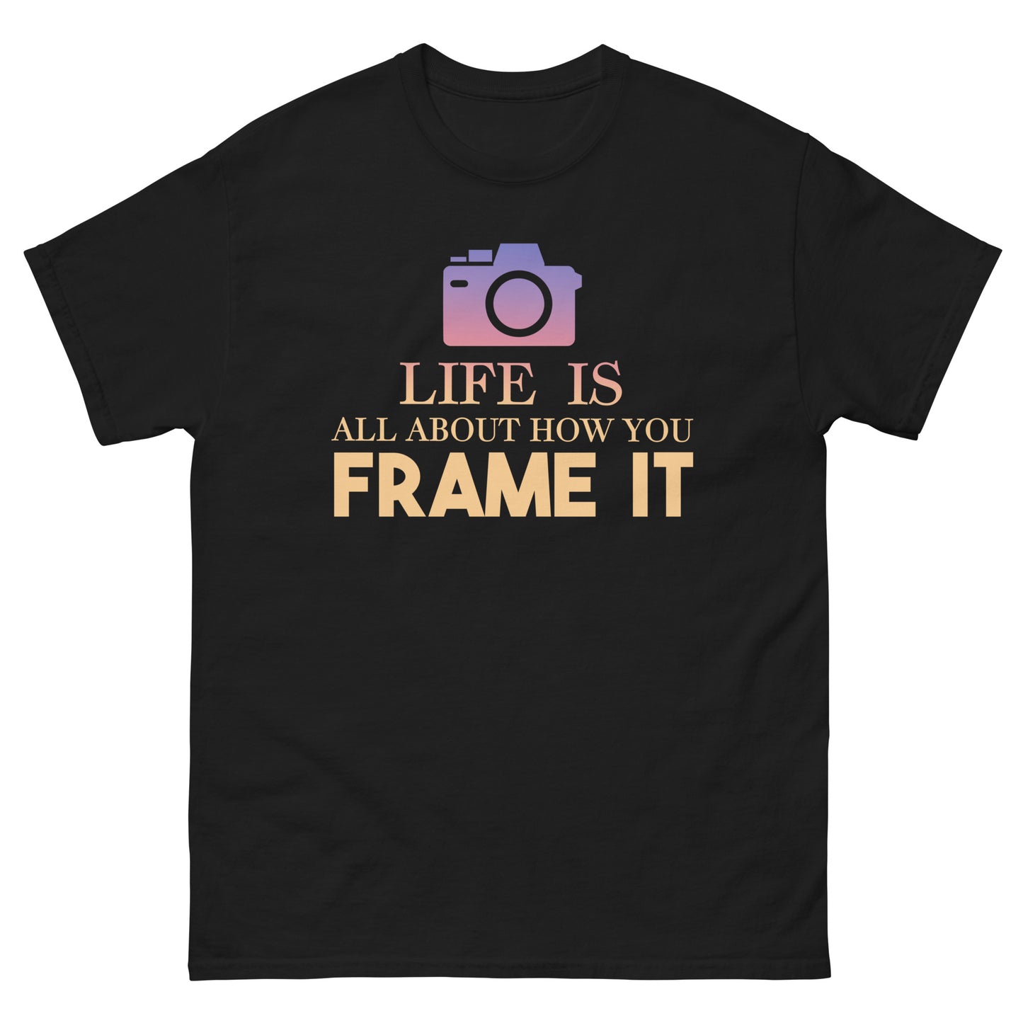 T-shirts pour hommes - Comment vous l'encadrez - Logo coloré