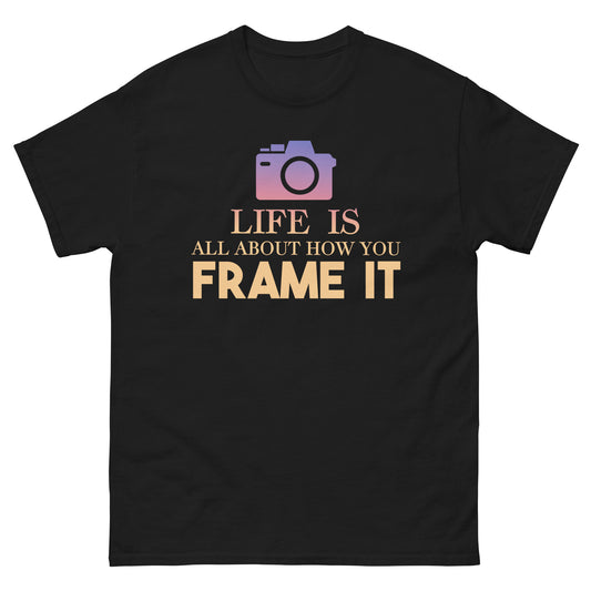 T-shirts pour hommes - Comment vous l'encadrez - Logo coloré