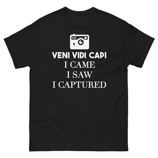 T-shirts Homme - Capi Veni Vidi - Logo Blanc