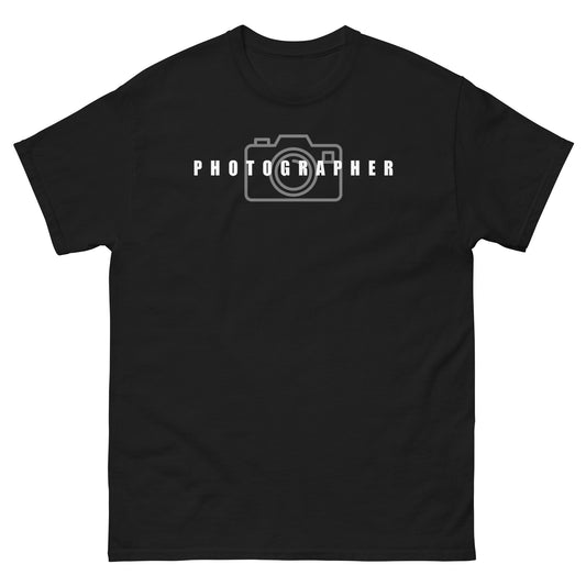 T-shirts Homme - Photographe - Logo Blanc