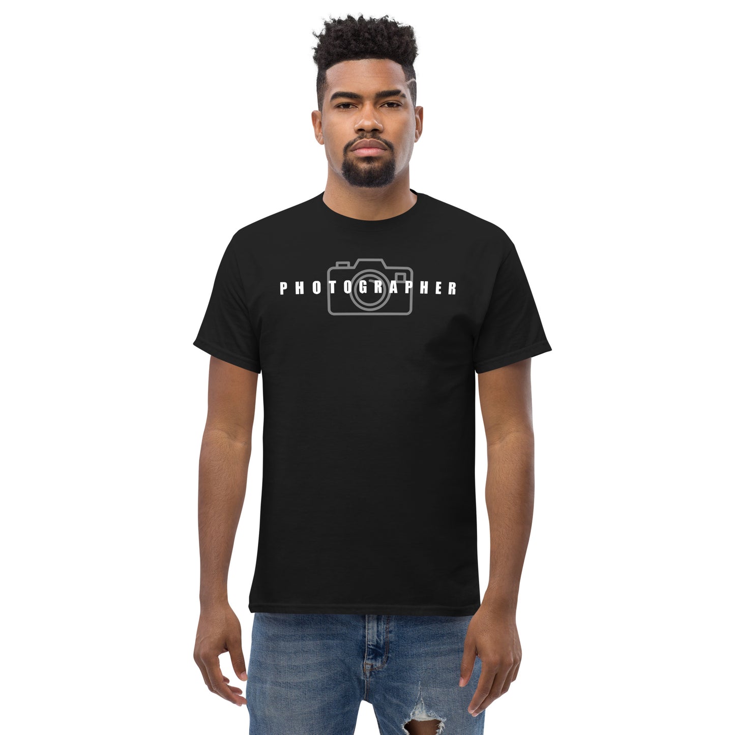 T-shirts Homme - Photographe - Logo Blanc