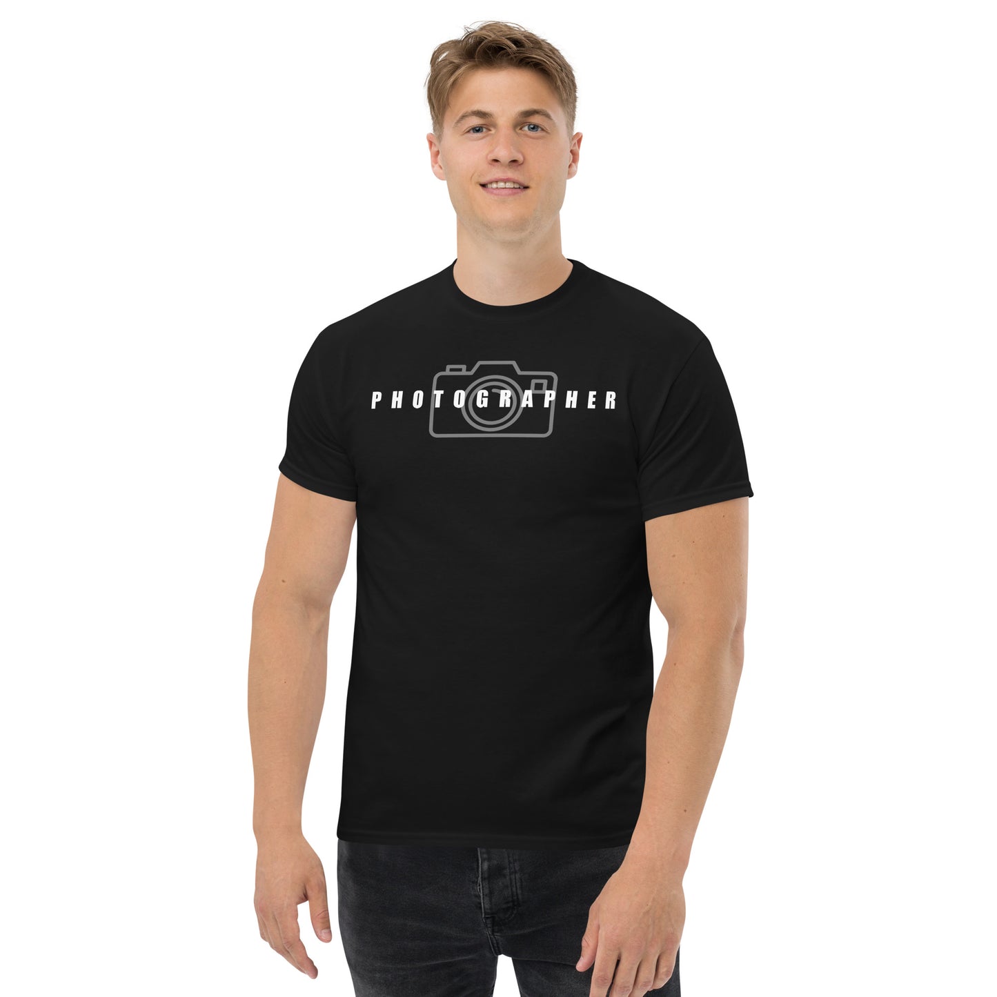 T-shirts Homme - Photographe - Logo Blanc