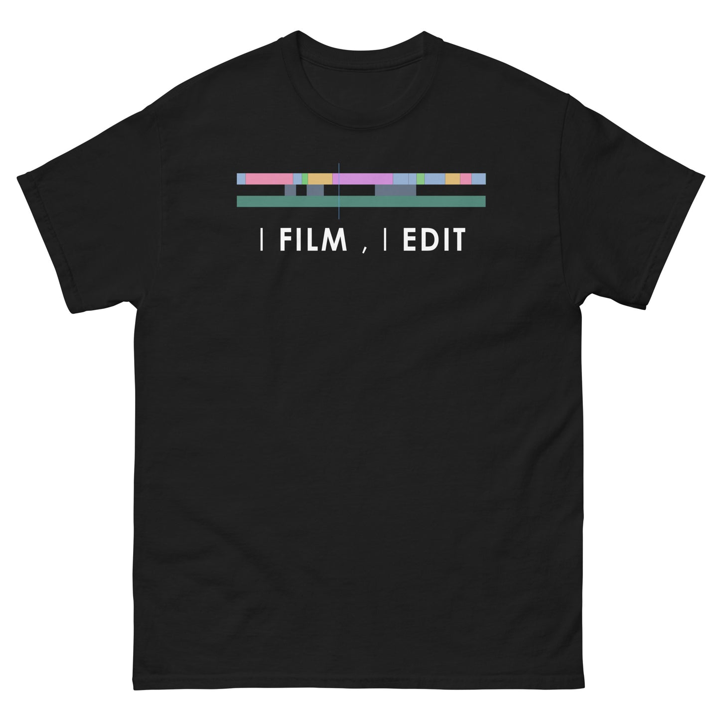 T-shirts Homme - Je filme je monte - Logo Blanc