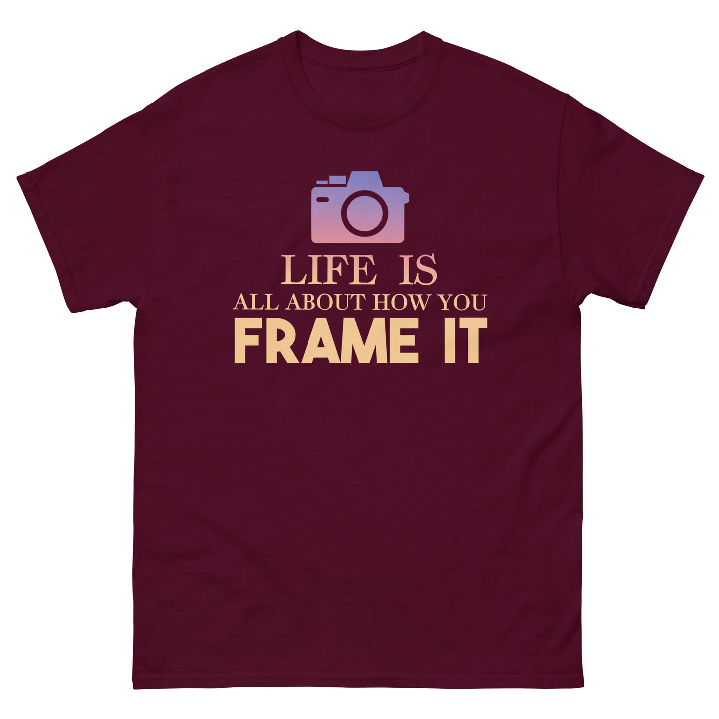 T-shirts pour hommes - Comment vous l'encadrez - Logo coloré