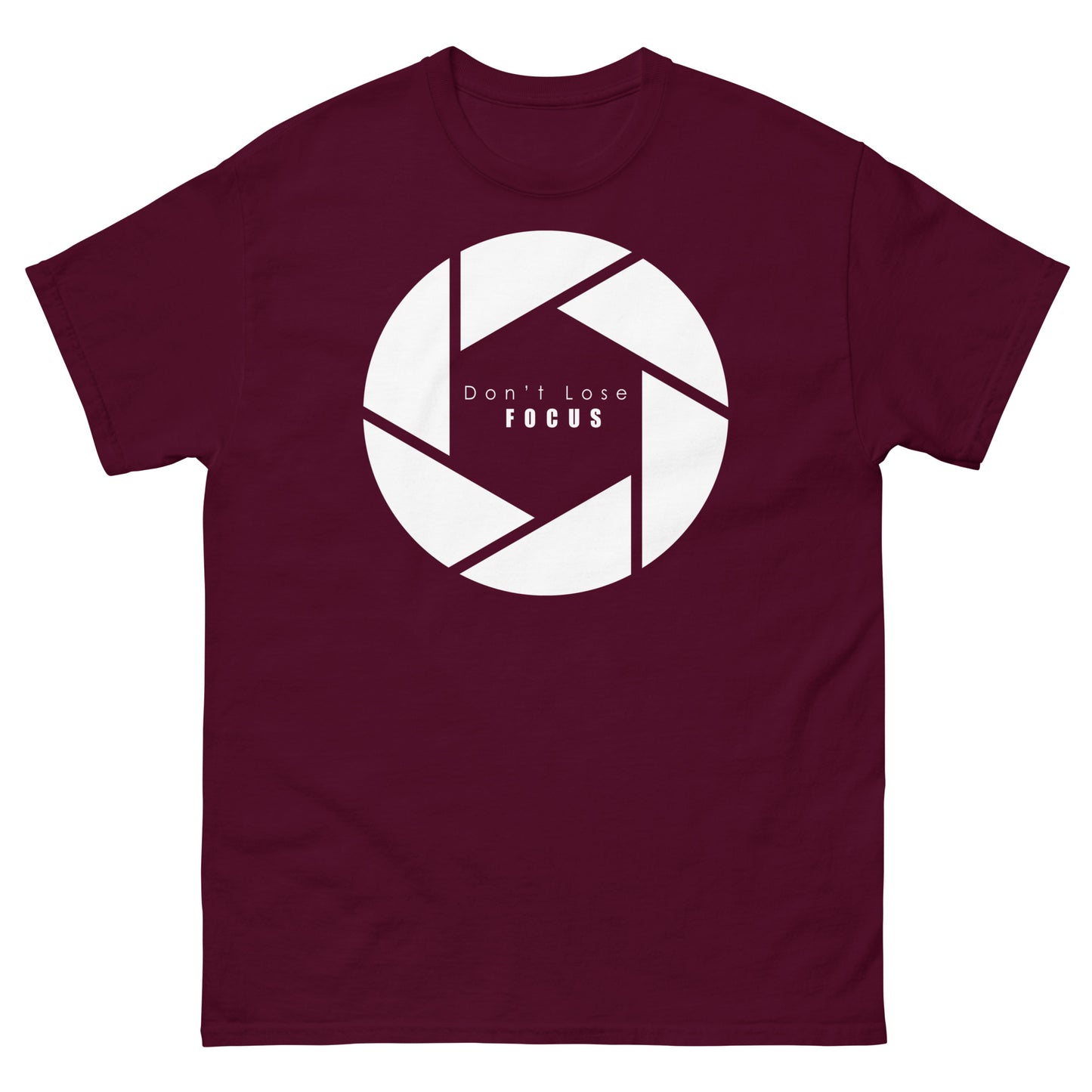 T-shirts pour hommes - Don't Lose Focus - Logo blanc