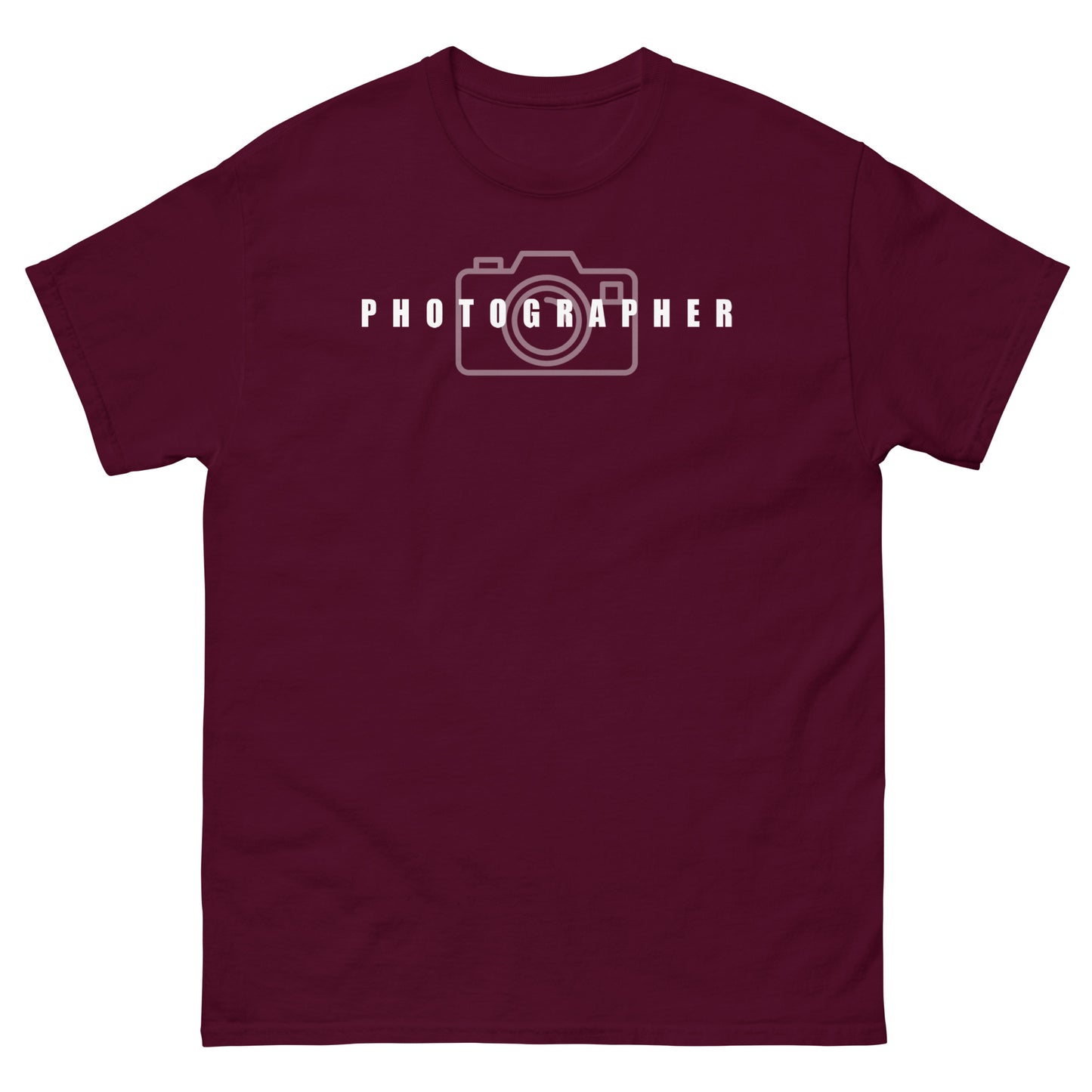 T-shirts Homme - Photographe - Logo Blanc