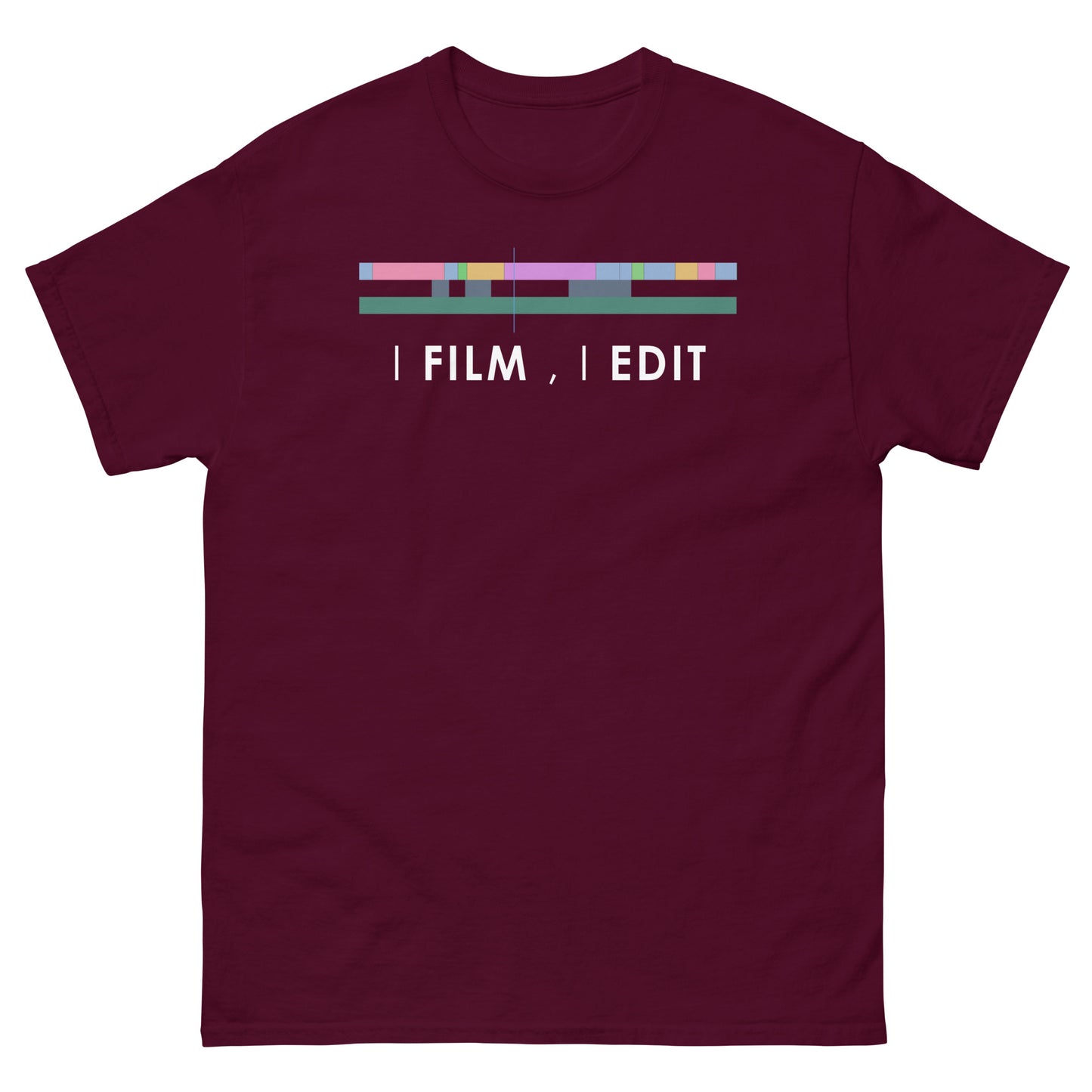 T-shirts Homme - Je filme je monte - Logo Blanc