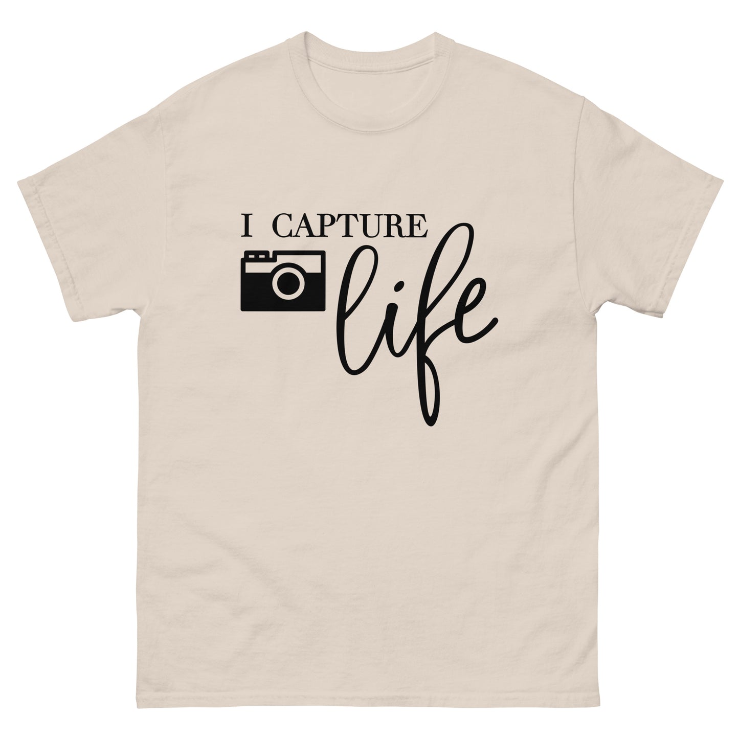 T-shirts Homme - Je capture la vie - Logo noir