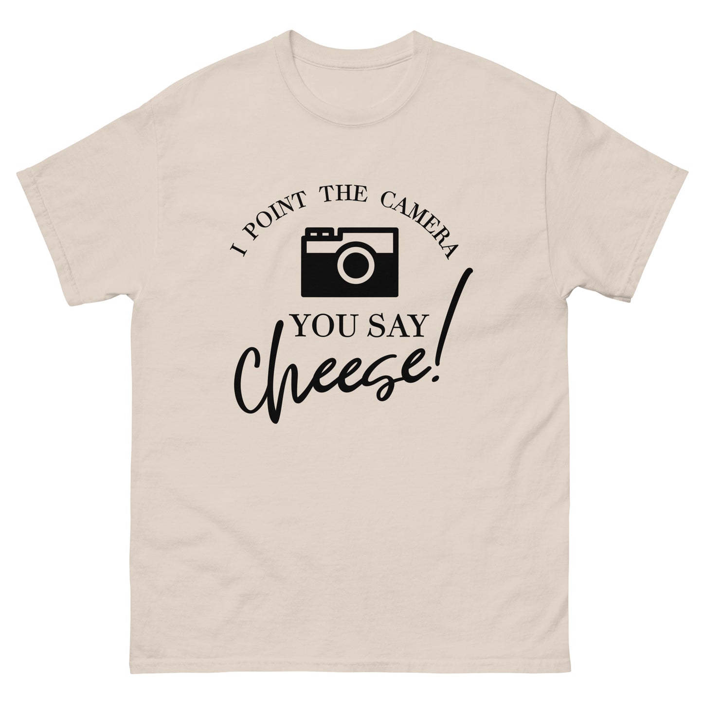 T-shirts Homme - Tu dis cheese - Logo Noir