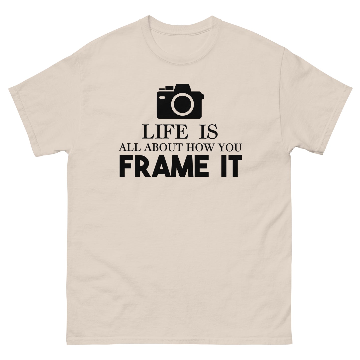 T-shirts pour hommes - Comment vous l'encadrez - Logo noir
