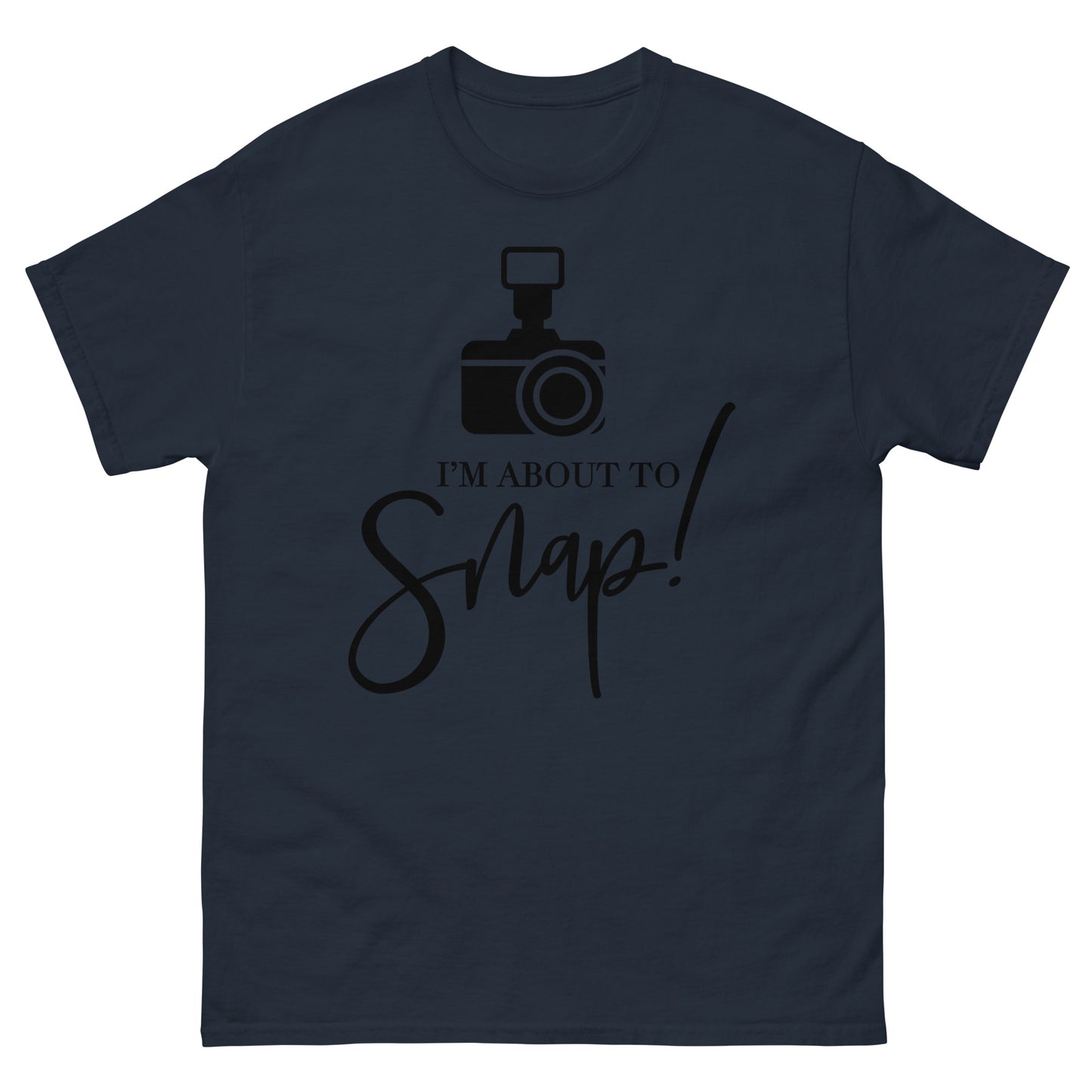 T-shirts pour hommes - Je suis sur le point de craquer - Logo noir