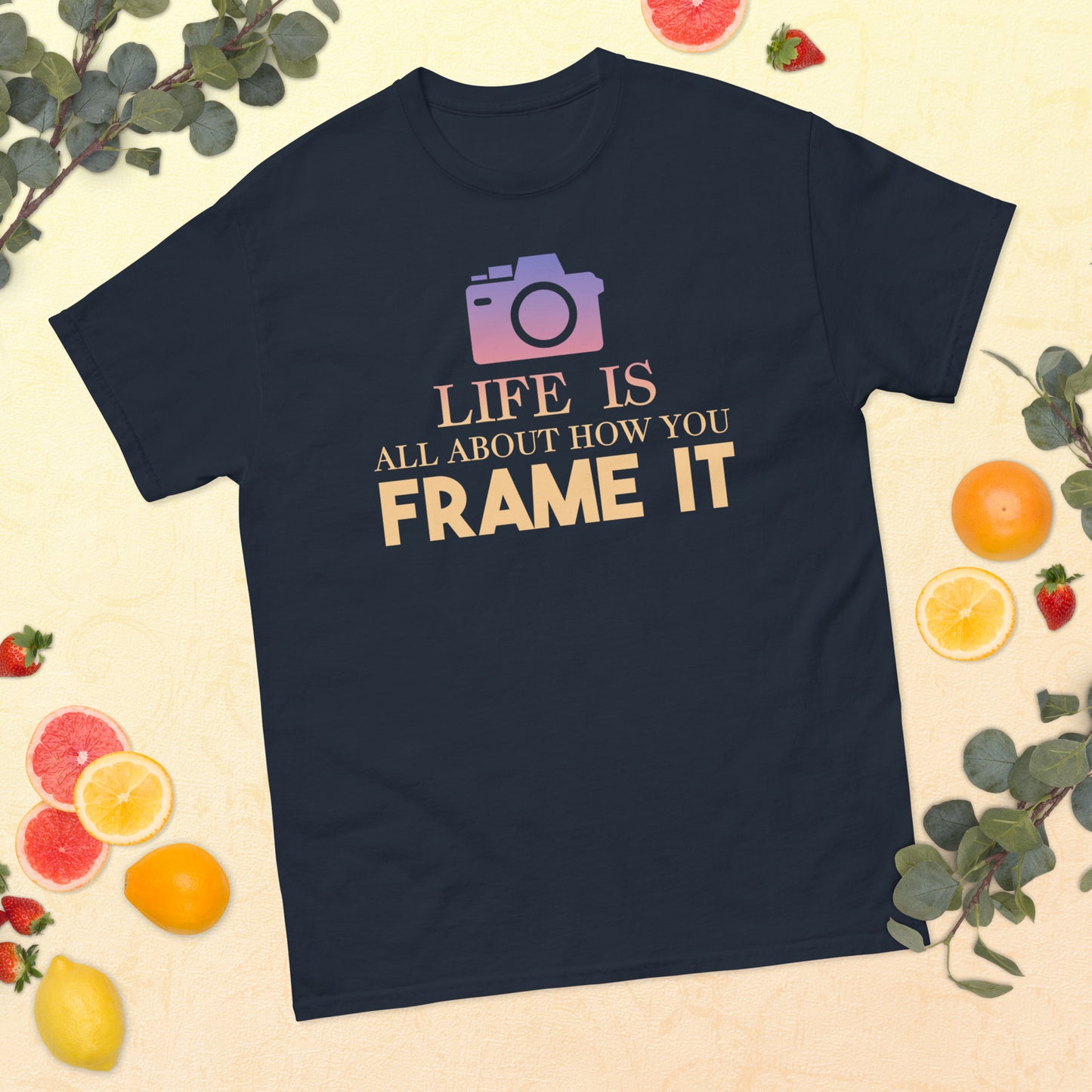 T-shirts pour hommes - Comment vous l'encadrez - Logo coloré