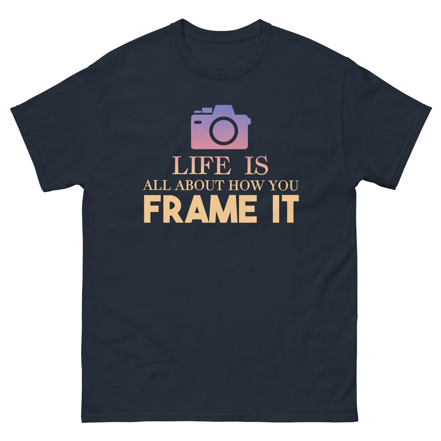 T-shirts pour hommes - Comment vous l'encadrez - Logo coloré