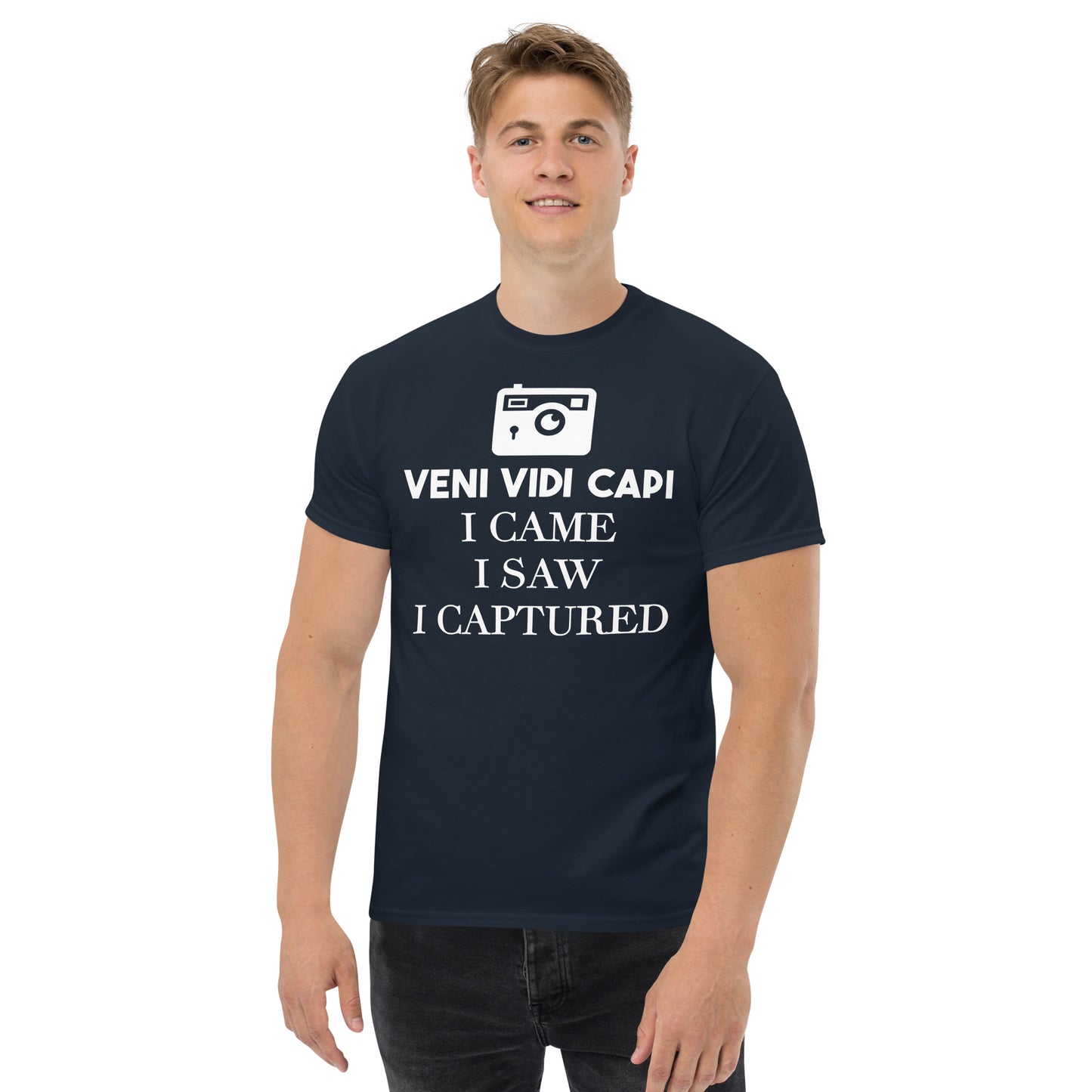 T-shirts Homme - Capi Veni Vidi - Logo Blanc