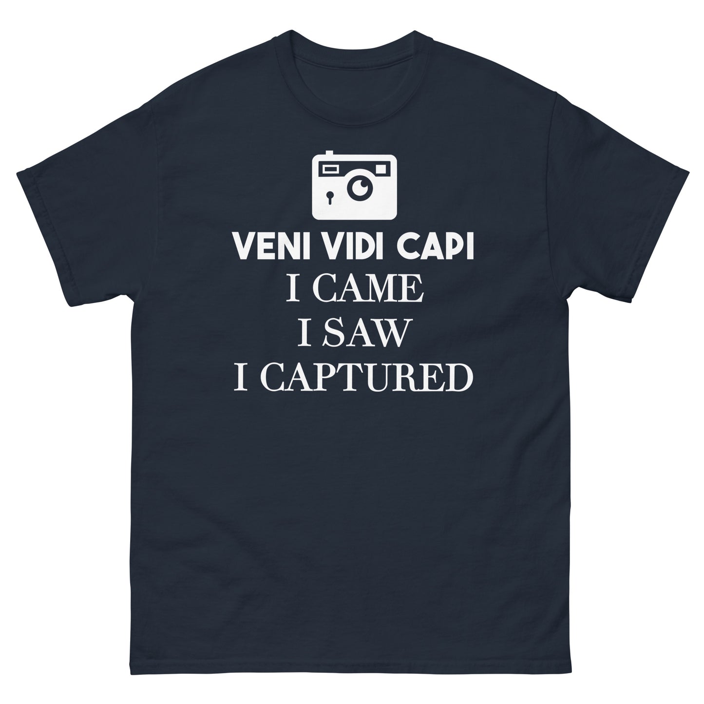 T-shirts Homme - Capi Veni Vidi - Logo Blanc