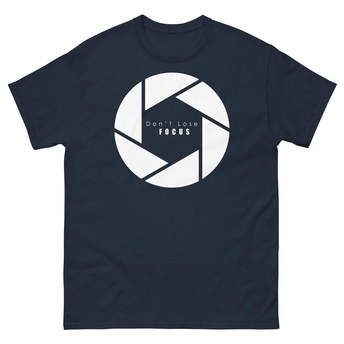 T-shirts pour hommes - Don't Lose Focus - Logo blanc