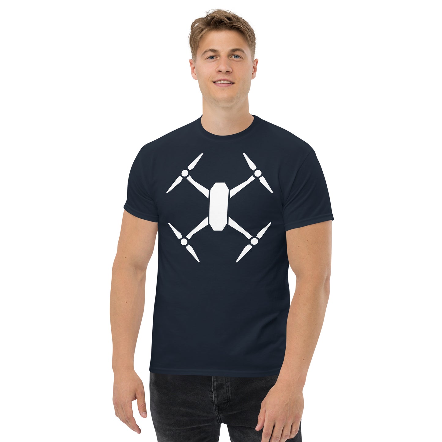 T-shirts Homme - Drone - Logo Blanc