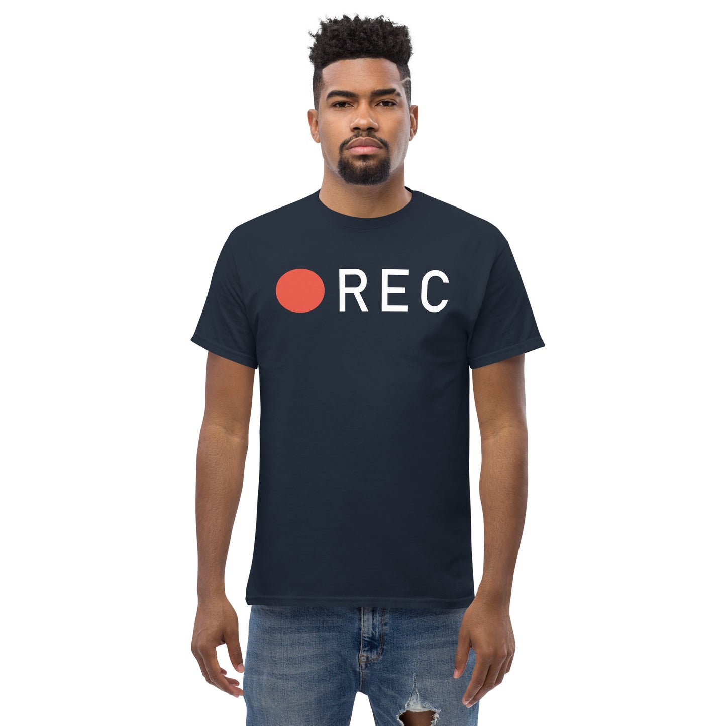 T-shirts Homme - REC - Logo Blanc