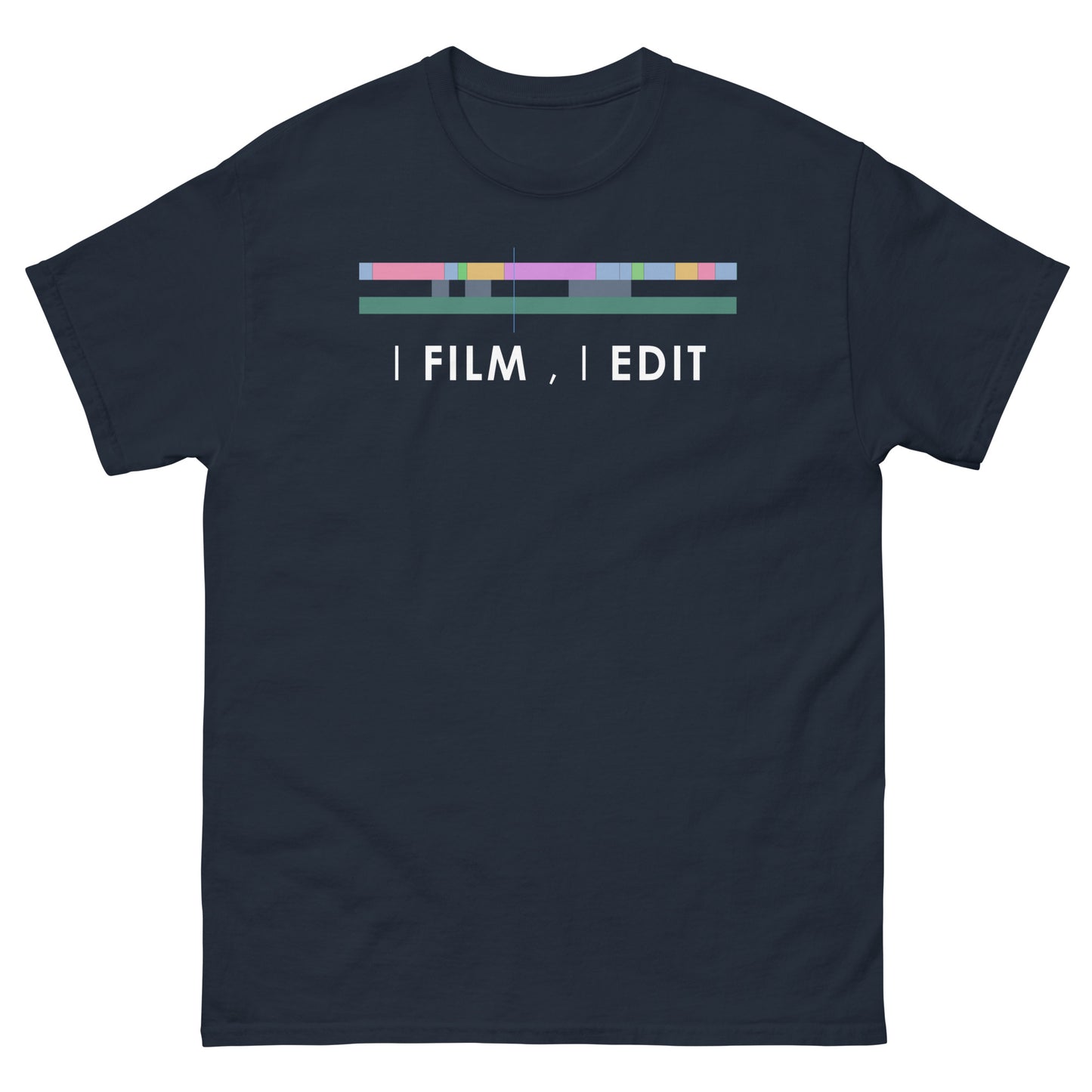 T-shirts Homme - Je filme je monte - Logo Blanc
