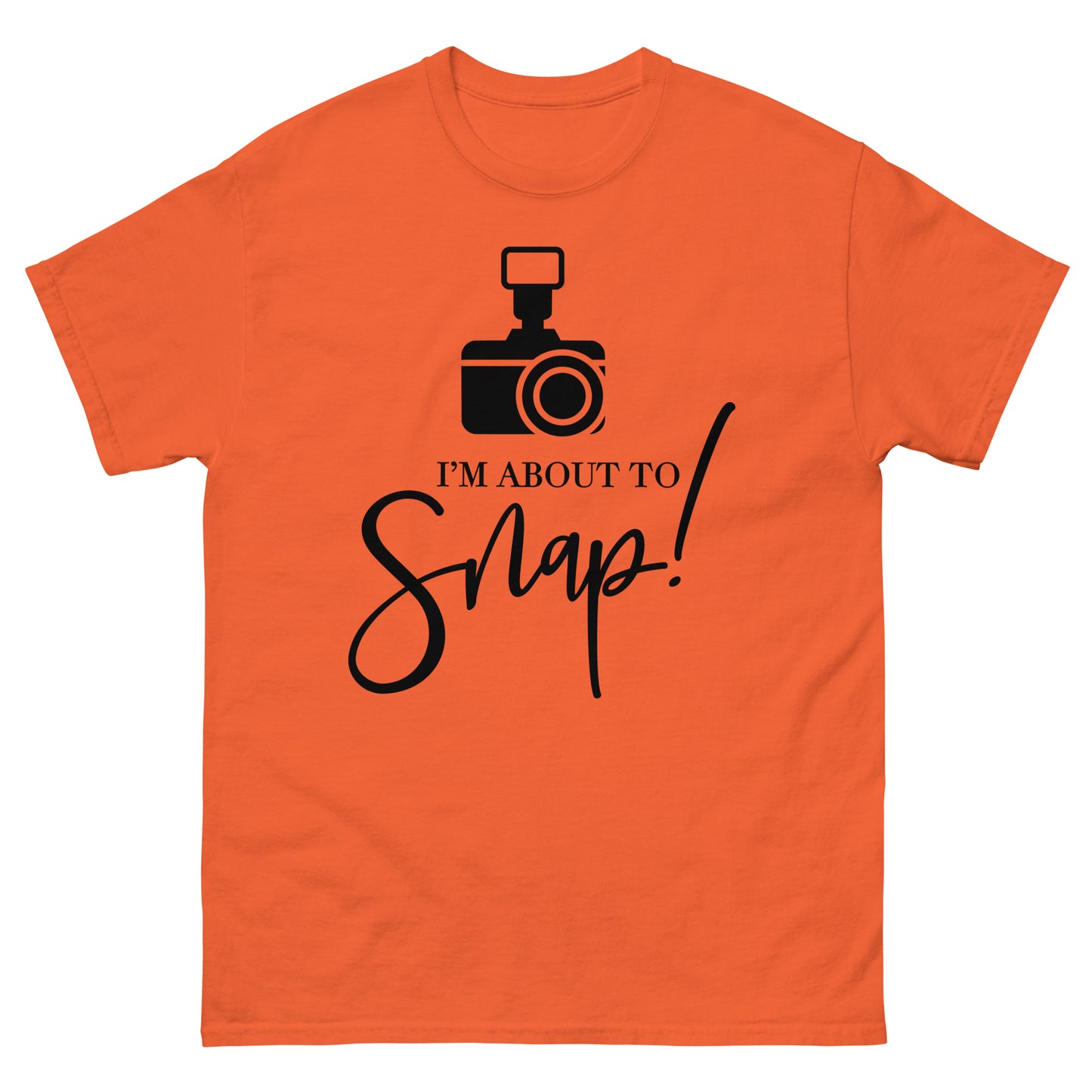 T-shirts pour hommes - Je suis sur le point de craquer - Logo noir