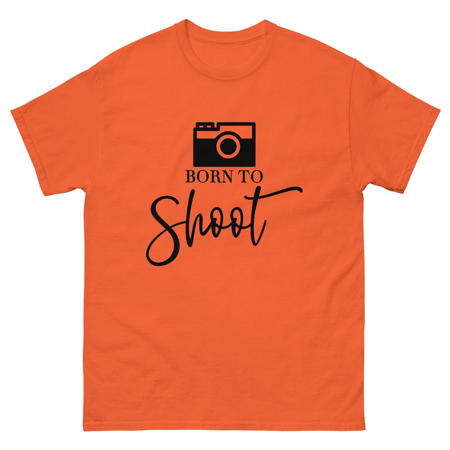 T-shirts Homme - Born to shoot - Logo noir