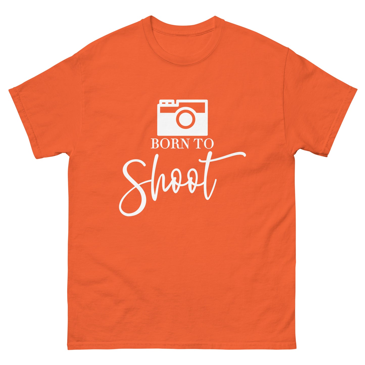 T-shirts Homme - Born to shoot - Logo Blanc