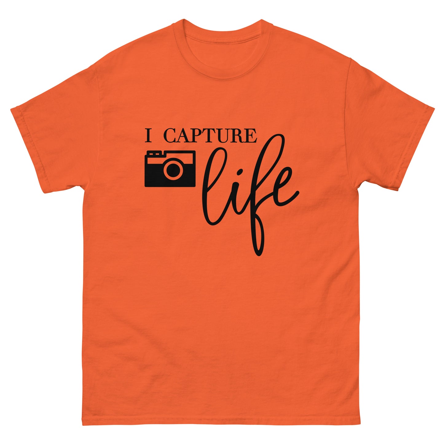 T-shirts Homme - Je capture la vie - Logo noir