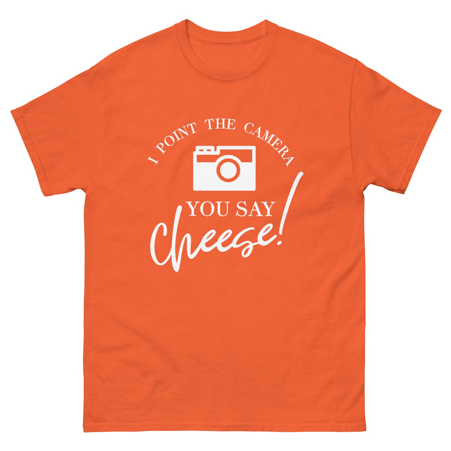 T-shirts Homme - Tu dis cheese - Logo blanc