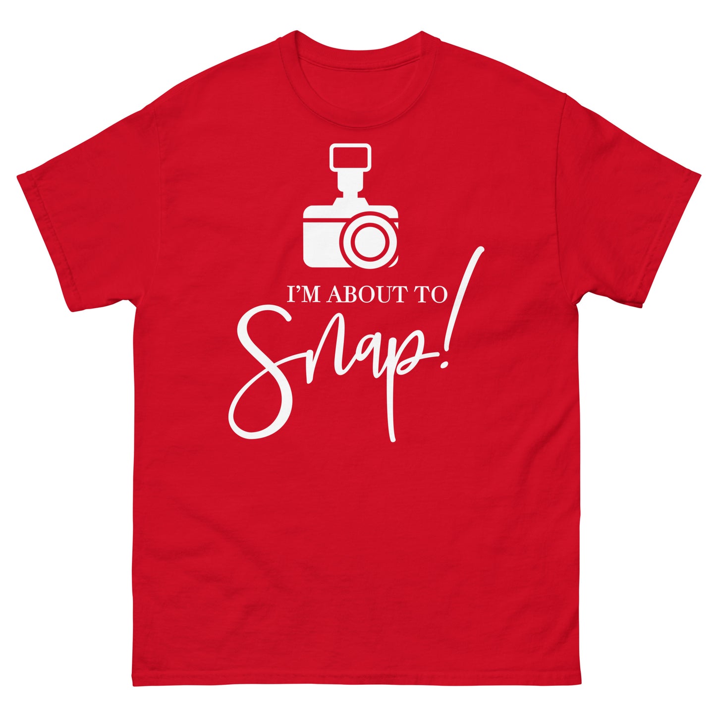T-shirts Homme - Je suis sur le point de craquer - Logo Blanc