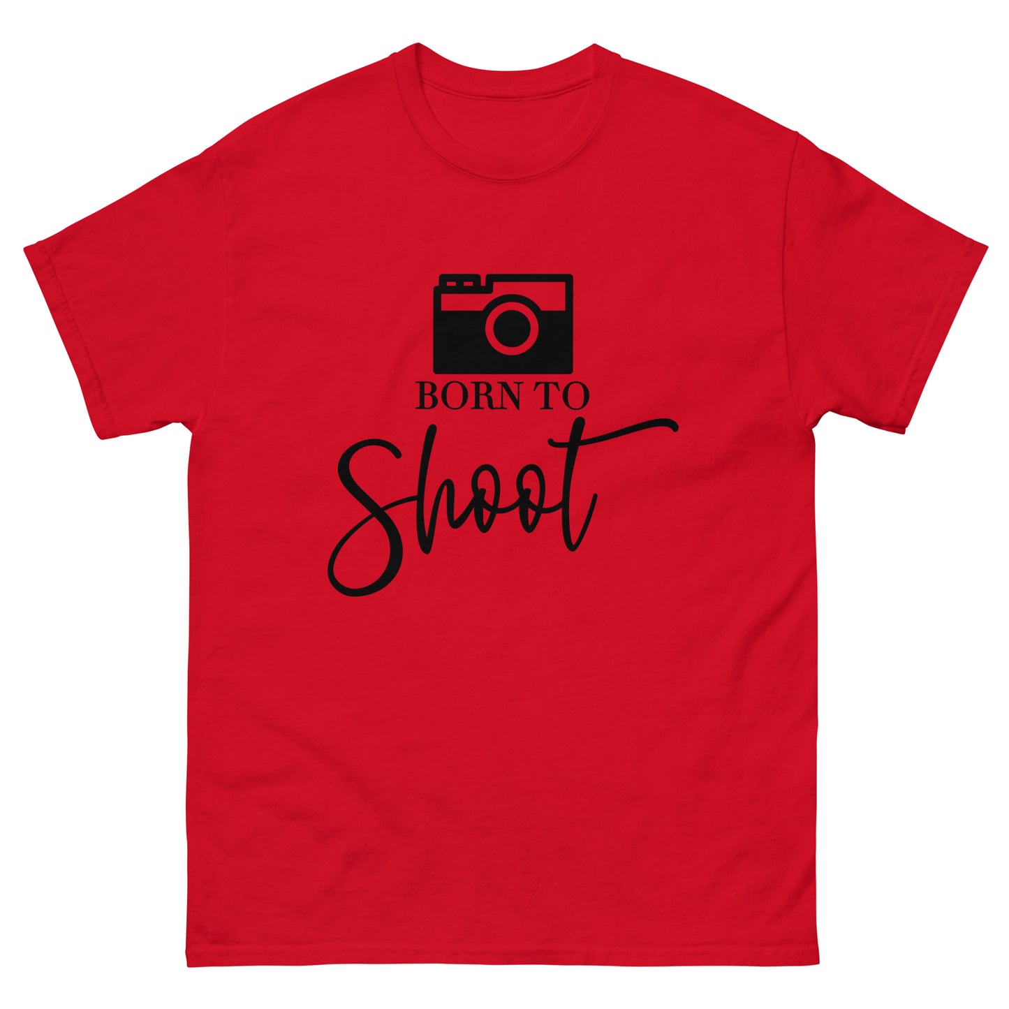 T-shirts Homme - Born to shoot - Logo noir