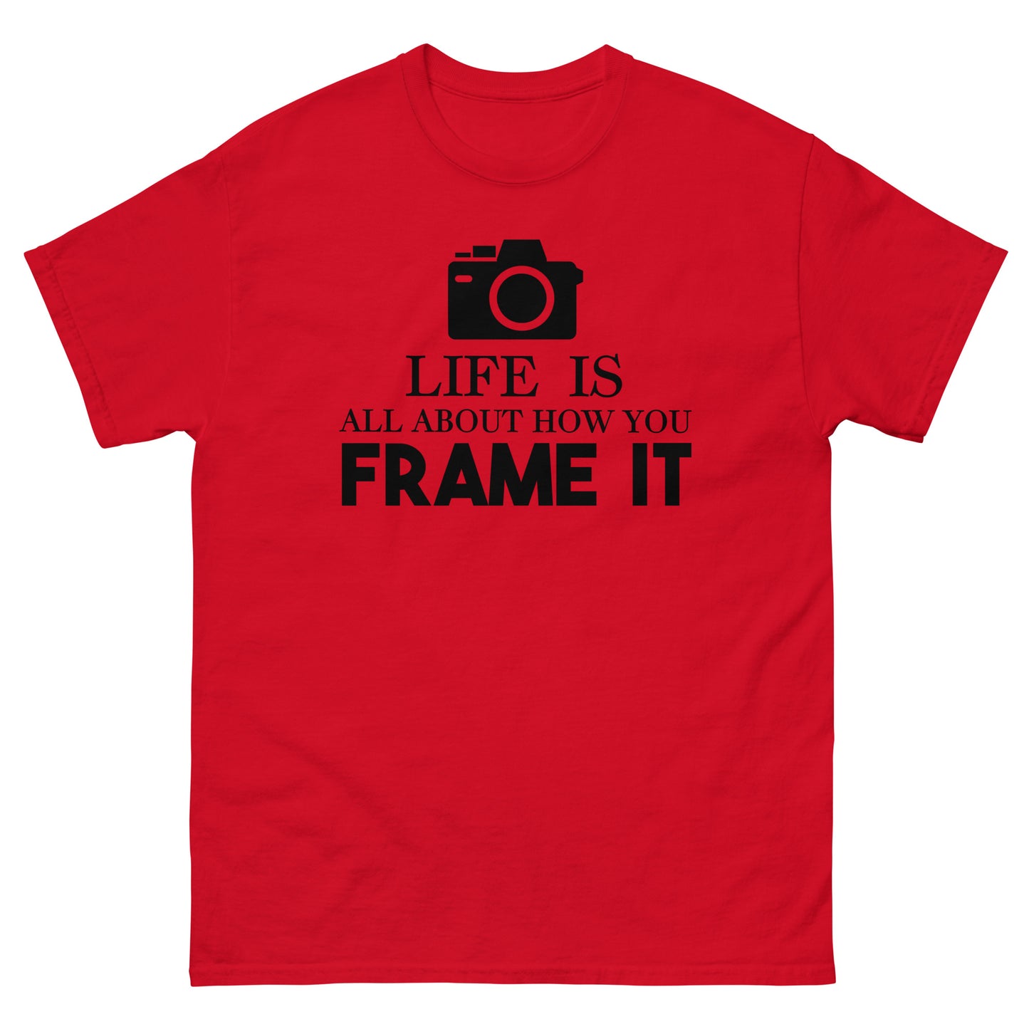 T-shirts pour hommes - Comment vous l'encadrez - Logo noir
