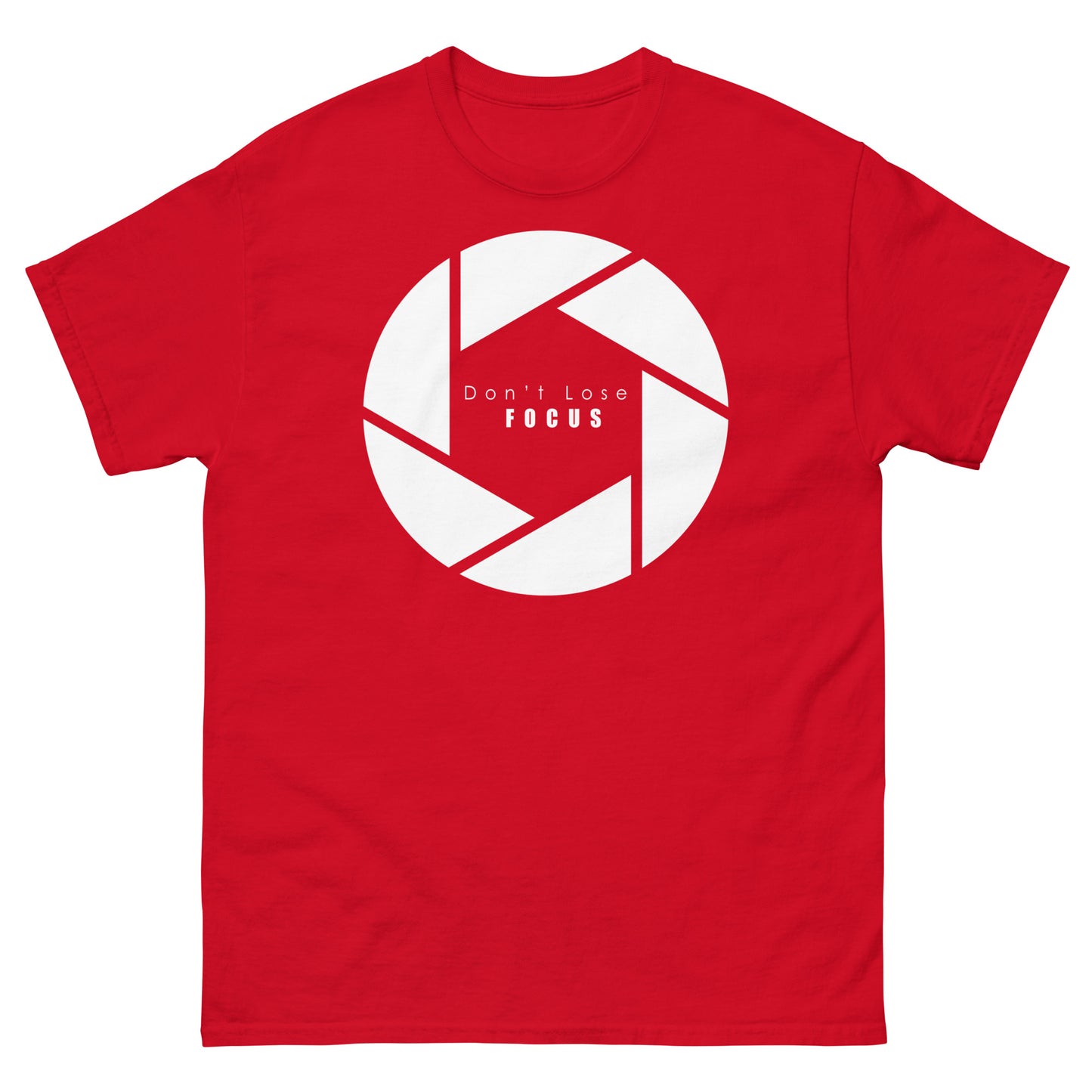 T-shirts pour hommes - Don't Lose Focus - Logo blanc