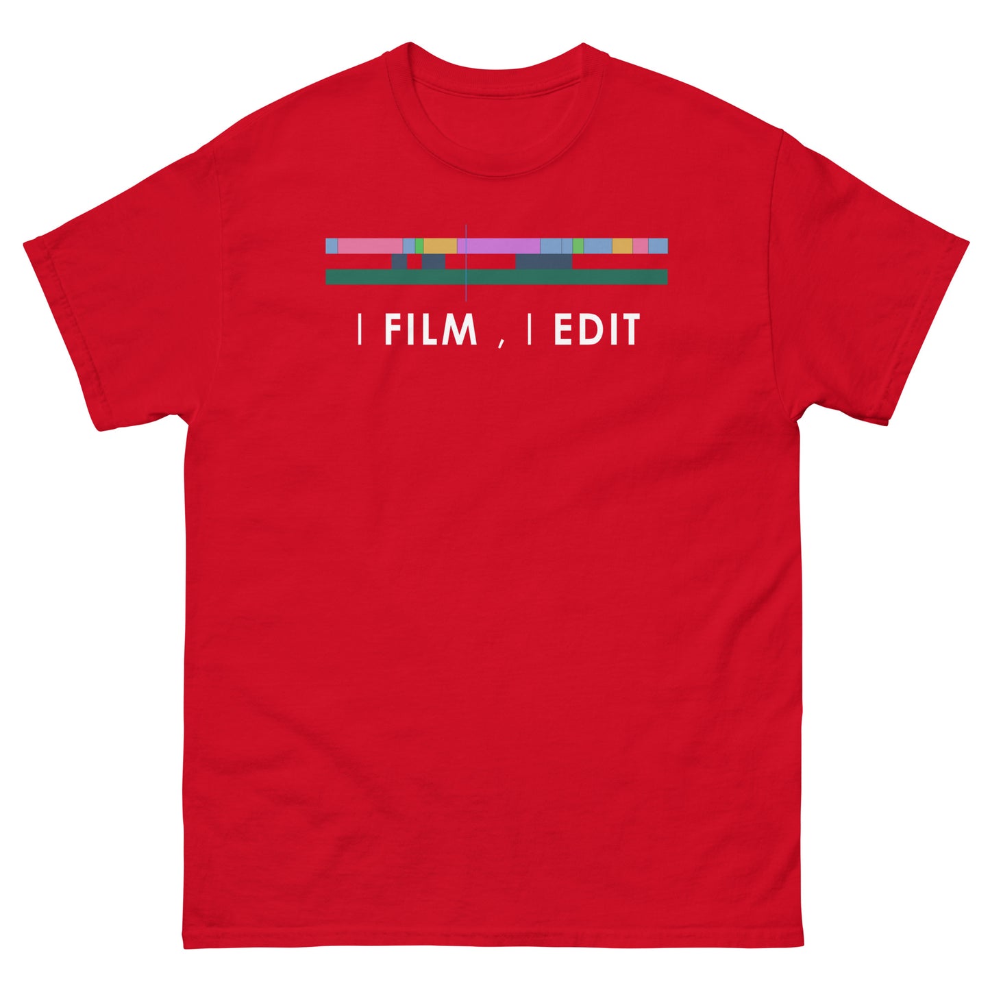 T-shirts Homme - Je filme je monte - Logo Blanc
