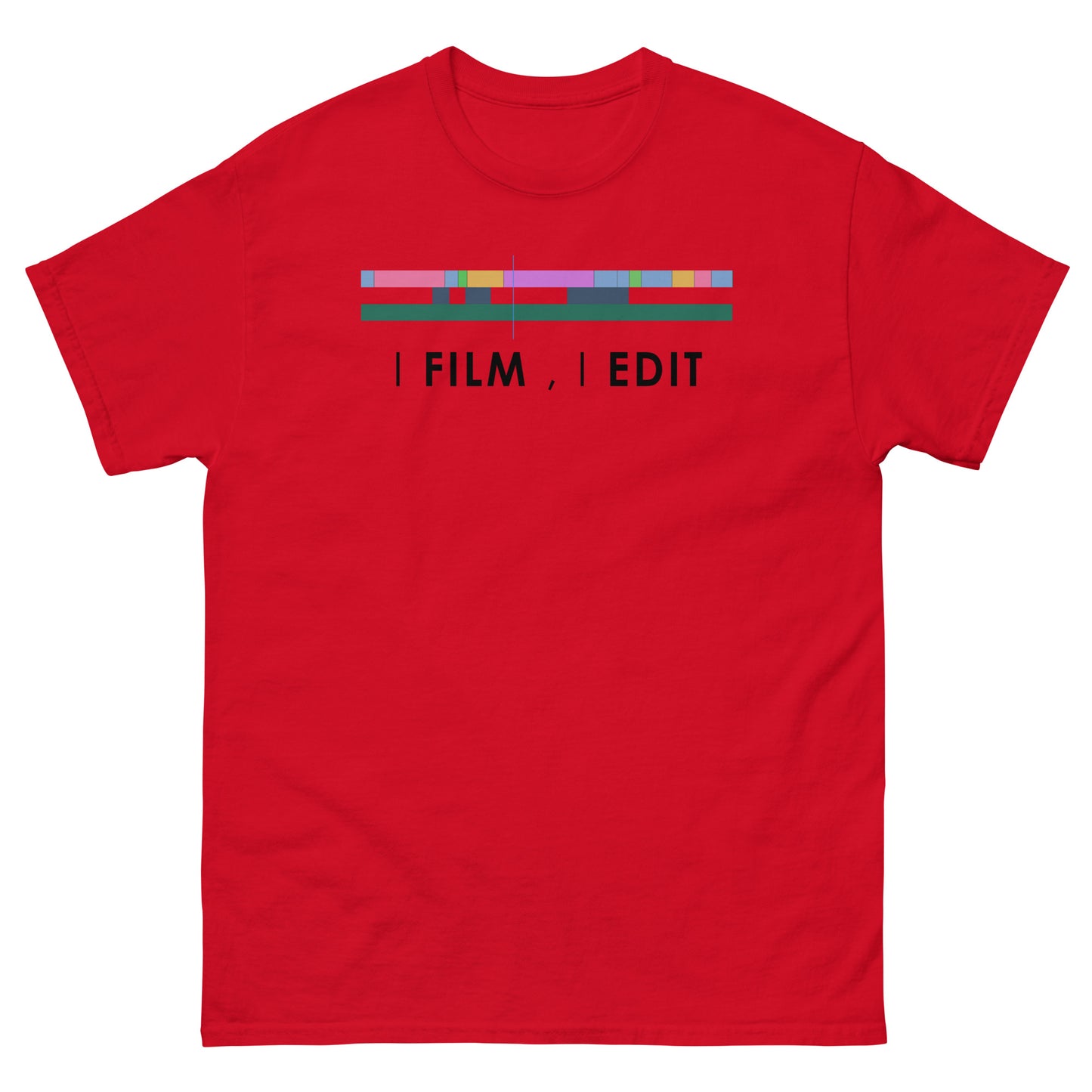 T-shirts Homme - Je filme j'édite - Logo noir
