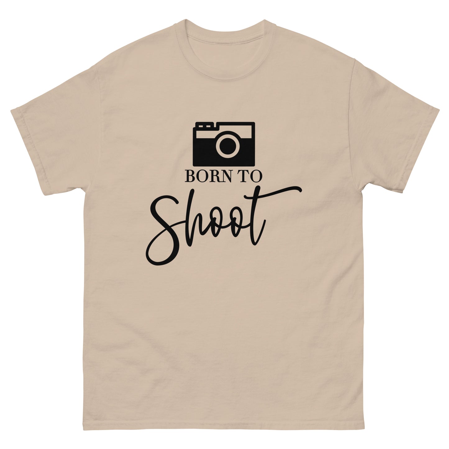 T-shirts Homme - Born to shoot - Logo noir