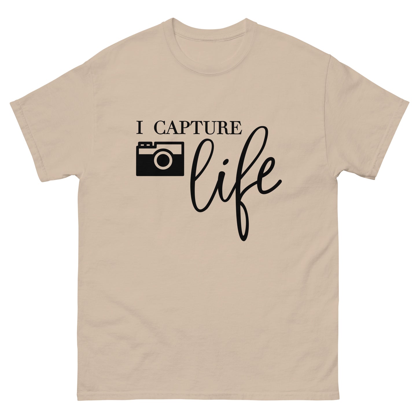 T-shirts Homme - Je capture la vie - Logo noir