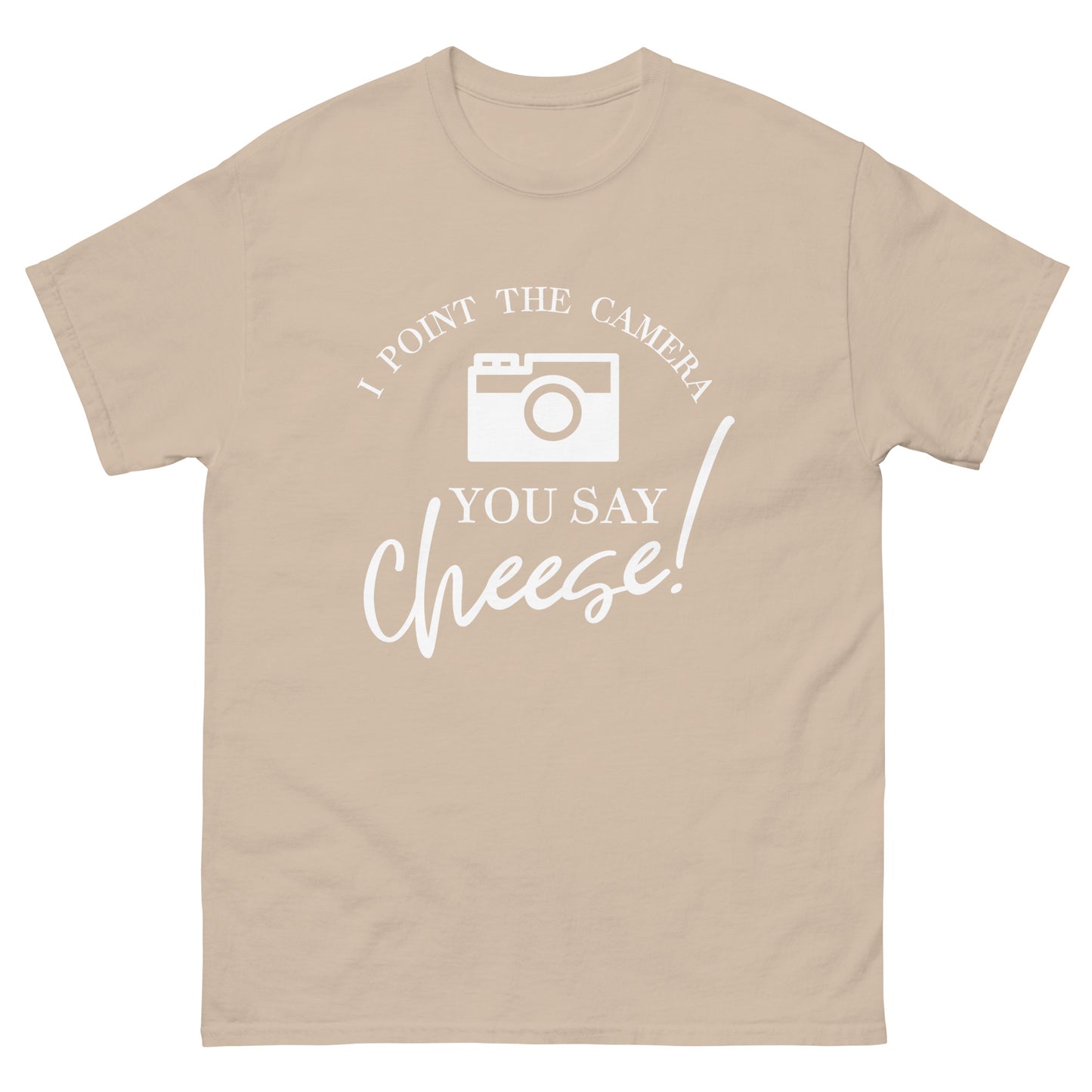 T-shirts Homme - Tu dis cheese - Logo blanc