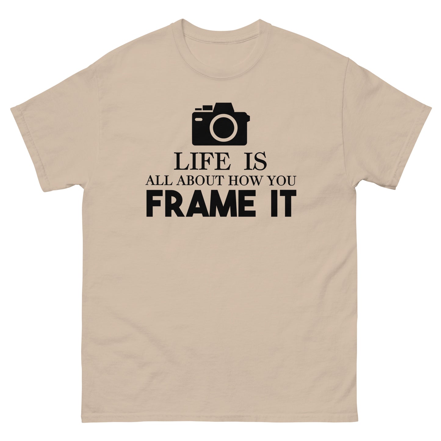 T-shirts pour hommes - Comment vous l'encadrez - Logo noir